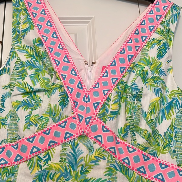 Palm Beach Tree Lilly Pulitzer Dress Sz 10 - Picture 3 of 4